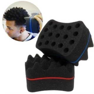 Esponja Nudred Lisa ou Ondulado Profissional Enrolar Cabelo Black Cabelos Crespos