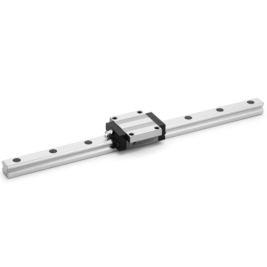 2 Guias Linear 20mm X 1000mm + 4 Patins Com Aba 20mm