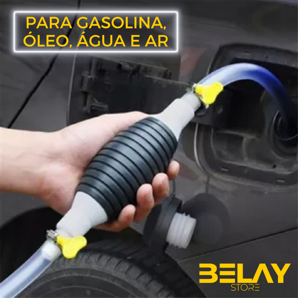 Bomba de Sucção Manual para Transferência de Líquidos Combustível Óleo ...