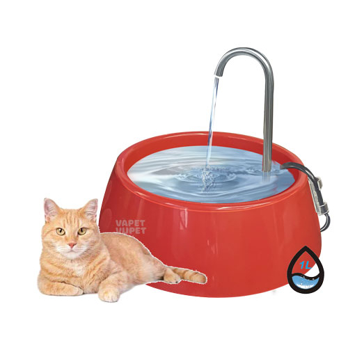 Fonte Bebedouro Gatos Cães Automático Little Bivolt 1 Litro MecPet