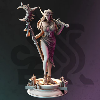 Miniatura para RPG High Priestess of the Moon - Kadna Glydrin DM Stash DofD