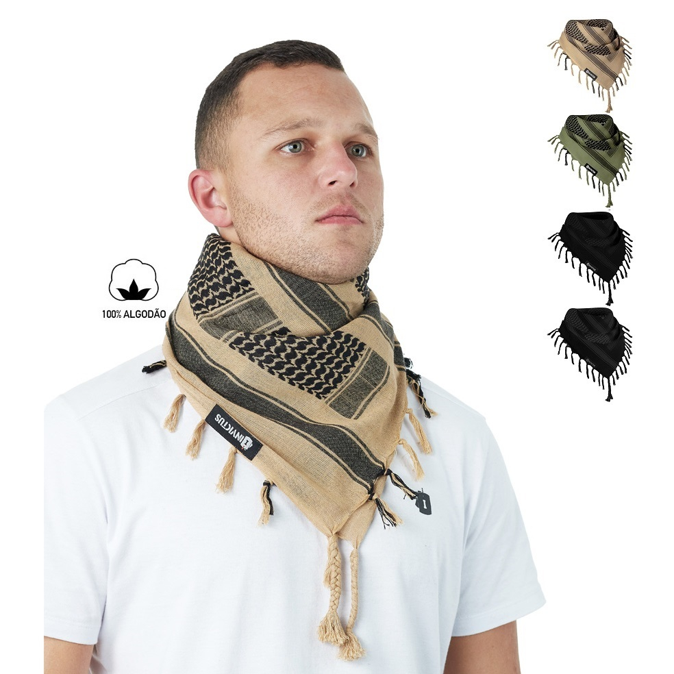 Lenço Shemagh Mirage Digital Invictus 110x110cm 100% Algodão Shemag
