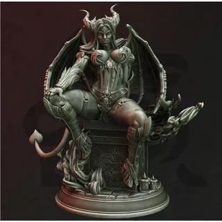 Miniatura para RPG Petrifying Succubus - Vehryn DM Stash