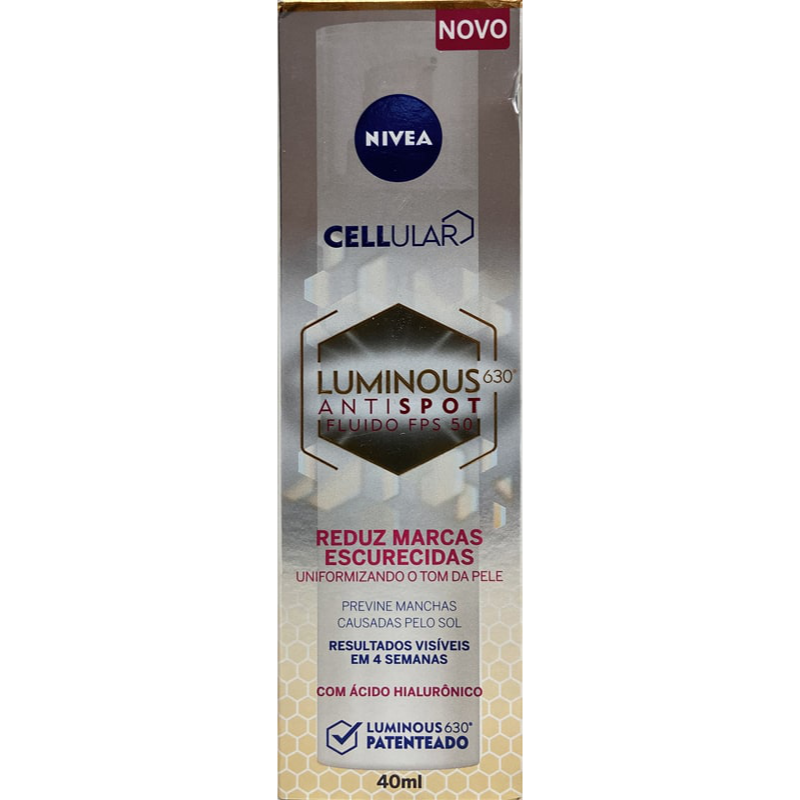 Fluido Preventivo Nivea FPS 50 Cellular Luminous 630 Antispot 40Ml 