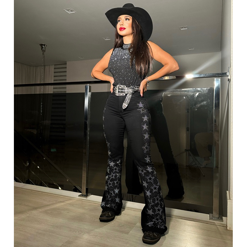 Roupa cowboy hot sale feminina