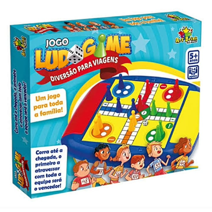 Jogo De Tabuleiro Ludo Game Brinquedo De Mesa Artbrink Shopee Brasil 9827