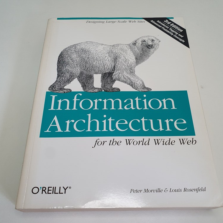 Livro Information Architecture for the World Wide Web - Peter Morville e Louis Rosenfeld - L8209