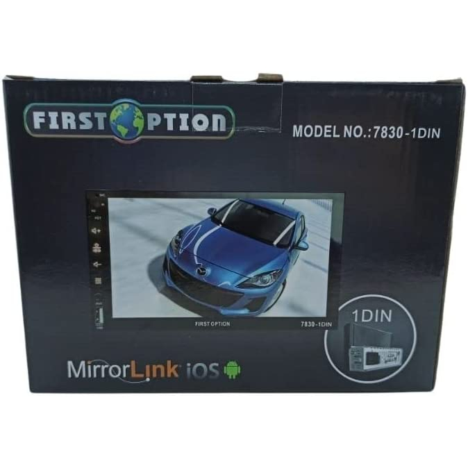 Central Multimídia First Option 7830 1 Din Universal Touch Rádio
