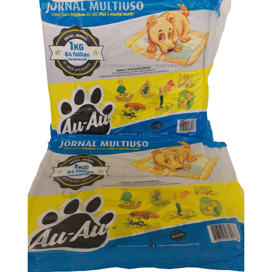 Jornal pet multiuso 1 kilo (64 folhas) 100% ecológico e biodegradável