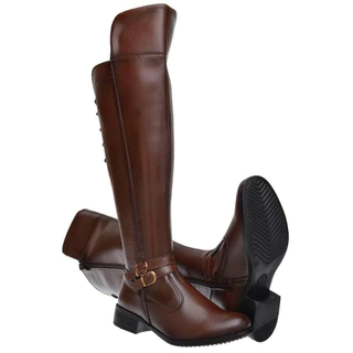 Bota Caramelo Over The Knee em Promoção na Shopee Brasil 2026