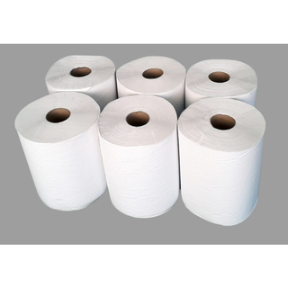 Papel Toalha Em Bobina 100% Celulose 6 Rolos 200M Convert