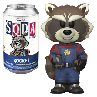 FUNKO VINYL SODA MARVEL GUARDIANS OF THE GALAXY 3 - ROCKET (68822) em Oferta na Shopee