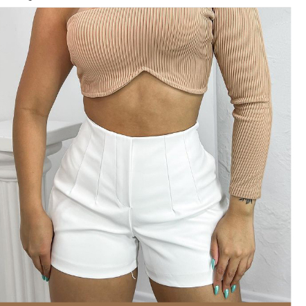 Comprar Conjunto Cropped Barra e Shorts Zara - R$69,00 - Fashion