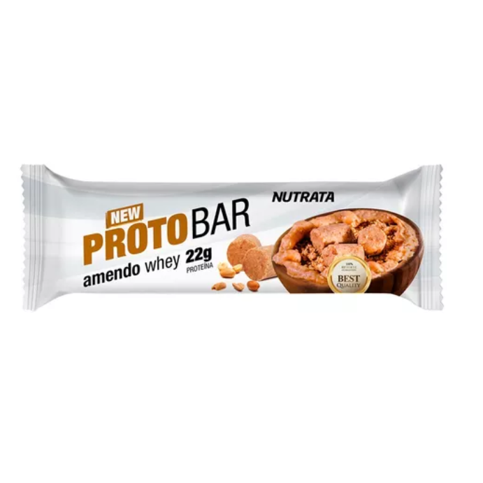 Protobar Amendo Whey 70g – Nutrata ( 01 ) uma unidade Barrinha