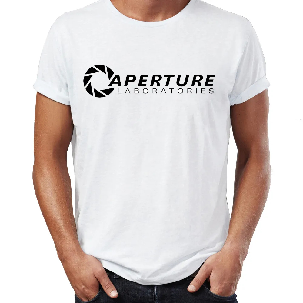 Camiseta Aperture Science Portal Game Rpg Manga Curta