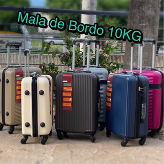 Conjunto Mala De Bordo Com Rodinhas E Sacola De Mão Viagem