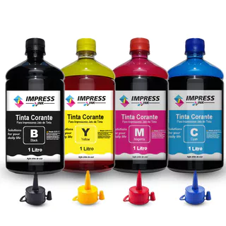Kit 4 Litros Tinta Eco P/ Canon G4100 G3100 G3111 G3102