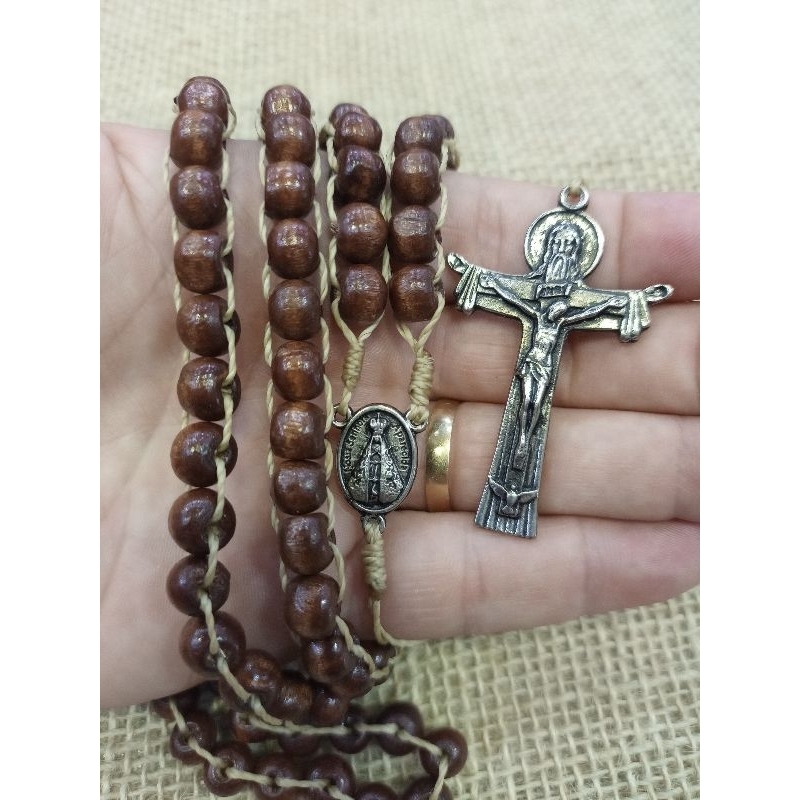 Terço 1000 Mil Ave Marias em Madeira