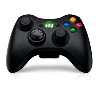 Controle De Xbox 360 Original Preto Sem Fio Usado