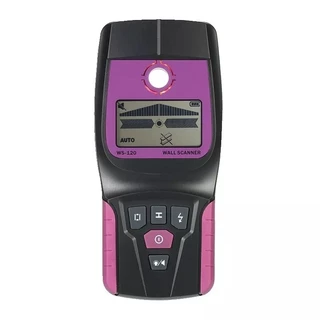 Ws120-scanner de parede multifuncional, detector de pvc, tubulação de água, metal, madeira, cabo ac, ferramenta de diagnóstico