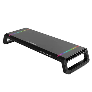 Base Suporte Mesa P/ Elevar Monitor 10 Modo Rgb + 4 USB