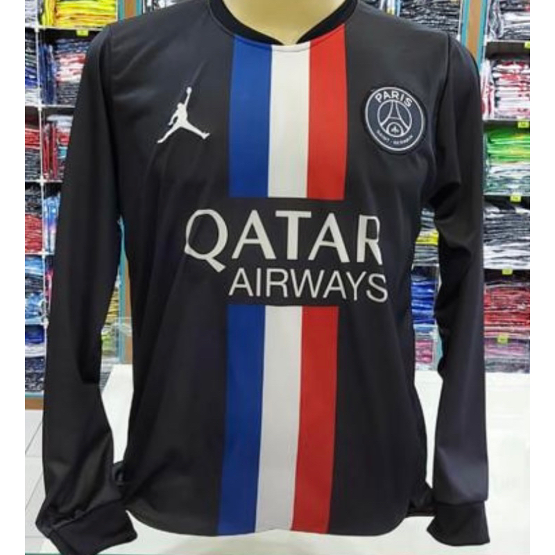 Camisa Manga Longa do Psg Preto, Modelo 2023, Apronta Entrega, Top De ...