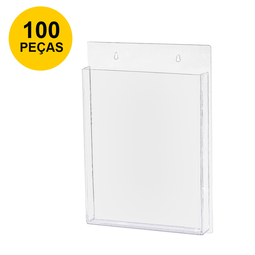 Porta Folheto De Parede A5 Vertical 15x21cm Shopee Brasil 5156