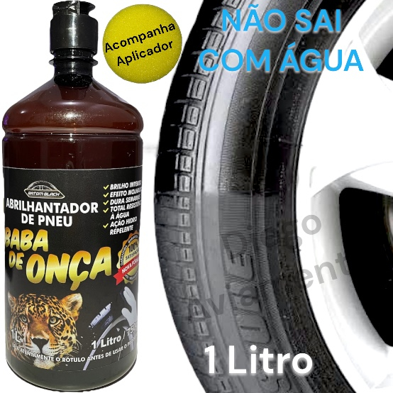 Pretinho Baba De Onça original com aplicador concentrado pneu