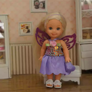 Roupa + Sapato Boneca Kelly Chelsea Evi Love Irmã Barbie 26