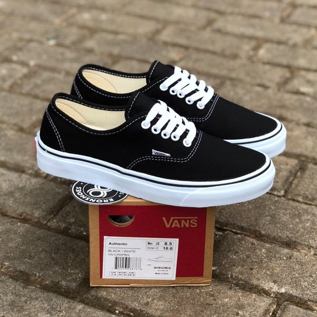 Tênis vans best sale authentic preto