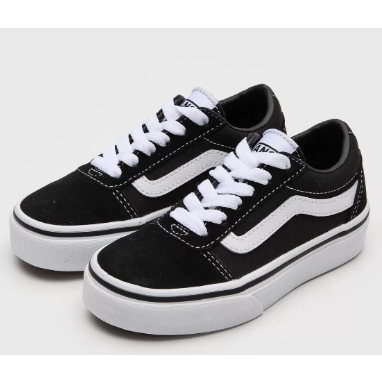 Vans hot sale preto infantil