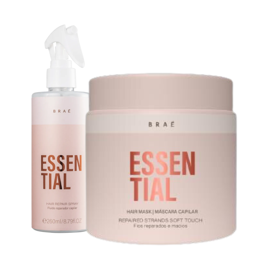 Kit Braé Essential Máscara 500g + Spray Finalizador 260ml | Shopee Brasil