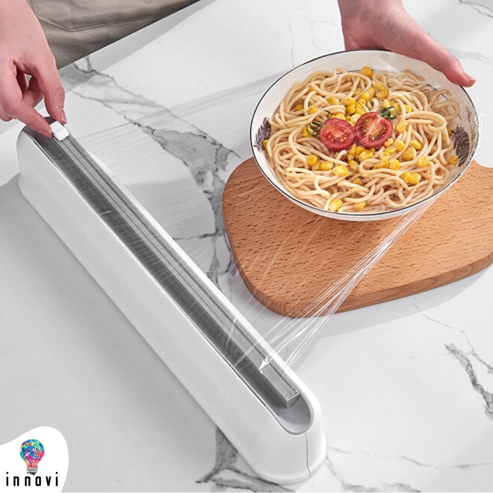 Suporte Cortador para Plástico Filme Dispenser de Cozinha para Cortar ...