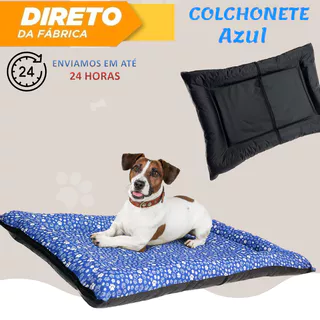Colchonete Pet cama caminha para cachorro c/ Zíper Cachorro Cão Gato impermeável Tamanho pequeno médio e grande