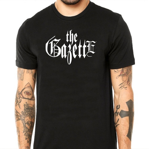 Camiseta The Gazette Camisa Masculina 100% Algodão | Shopee Brasil