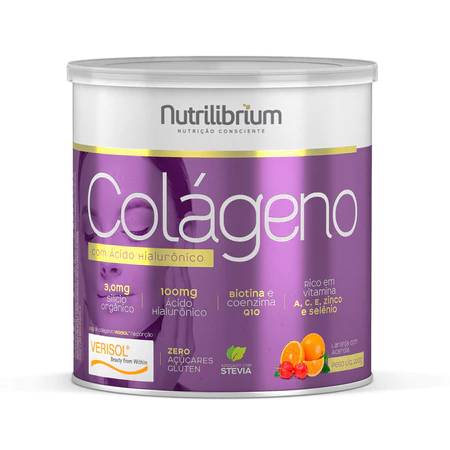 Colágeno Verisol, Ácido Hialurônico Silício Orgânico Biotina Coq-10