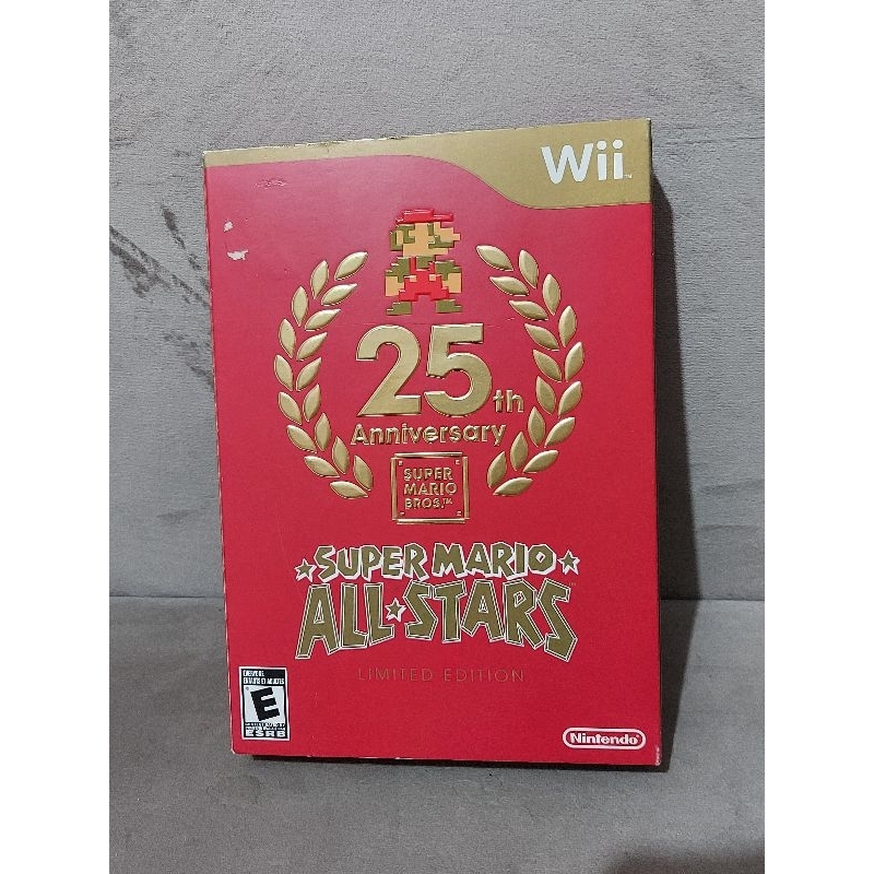 Mario All Stars Nintendo Wii Original 25th Limited Edition