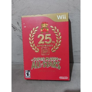 Mario All Stars Nintendo Wii Original 25th Limited Edition