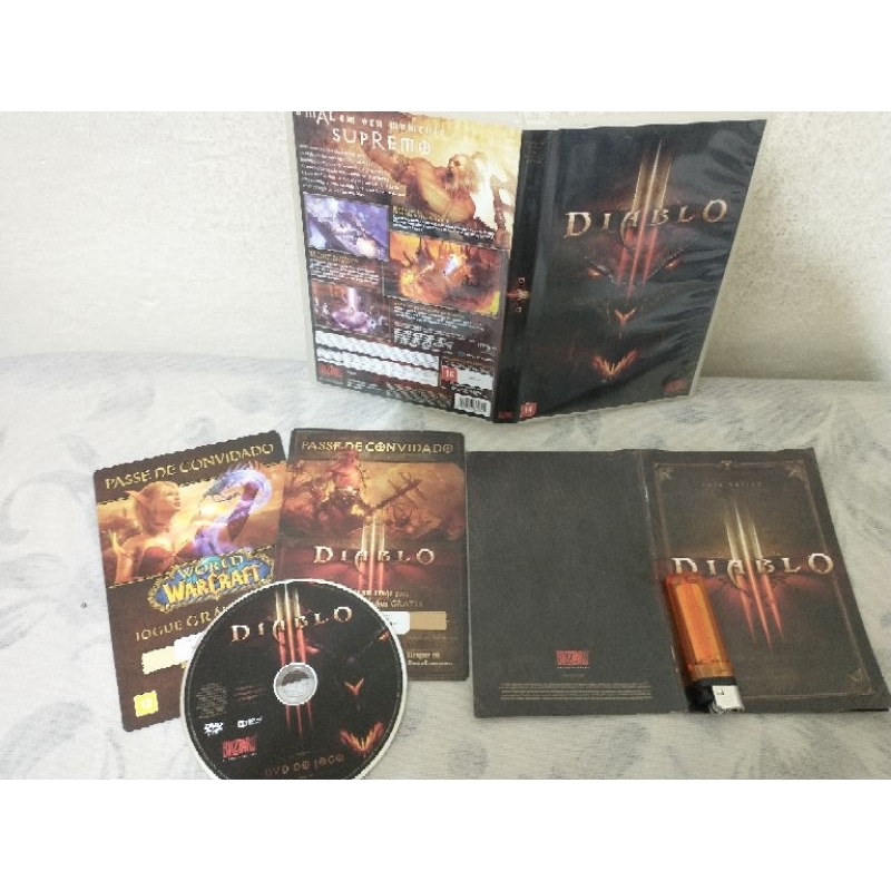 Jogo Diablo 2 Pc Box - Original Blizzard Mídia Física com Caixa