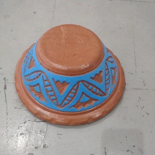 Alguidar Cerâmica Marajoara N3 ( cor Azul Escuro)