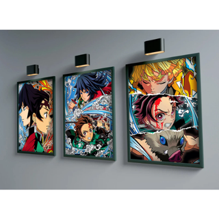 Quadro Decorativo Anime Tokyo Revengers Mangá 10 peças Sala/Quarto