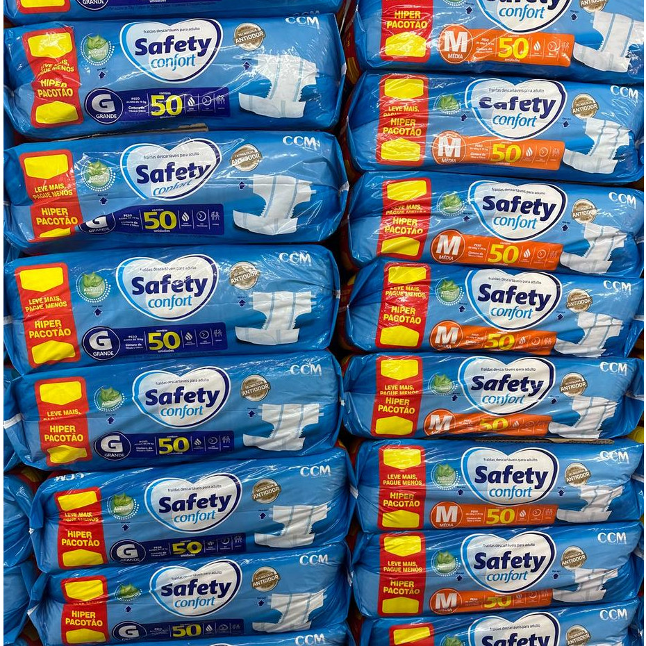 Fralda Geriátrica Safety NOTURNA top de linha