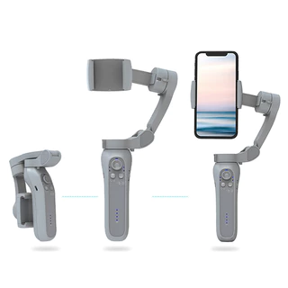Estabilizador Gimbal De 3 Eixos Telefone Para Android IOS Gravação De Vídeo Com Kit De Rastreamento De Rosto