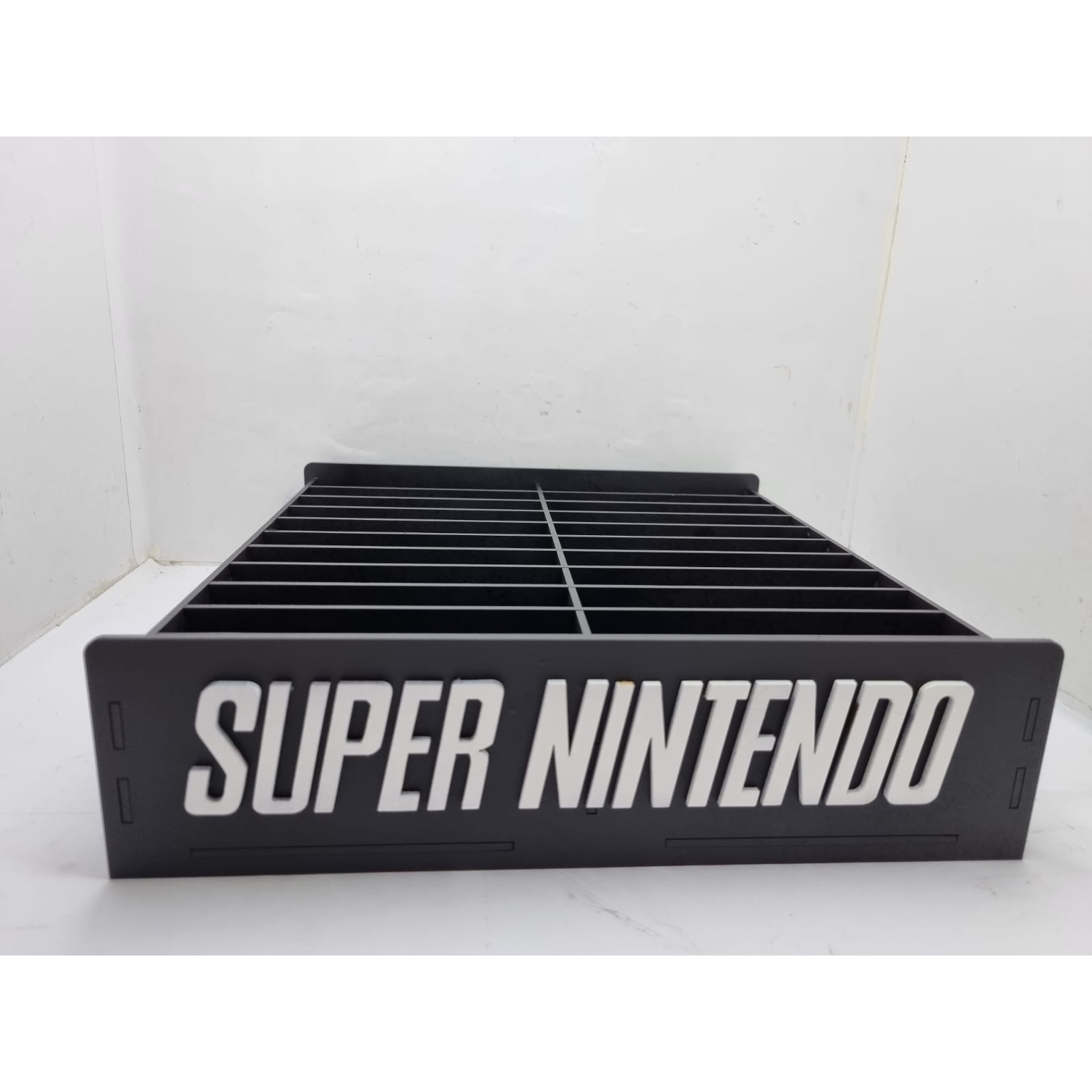 caixa porta cartuchos super nintendo com pintura
