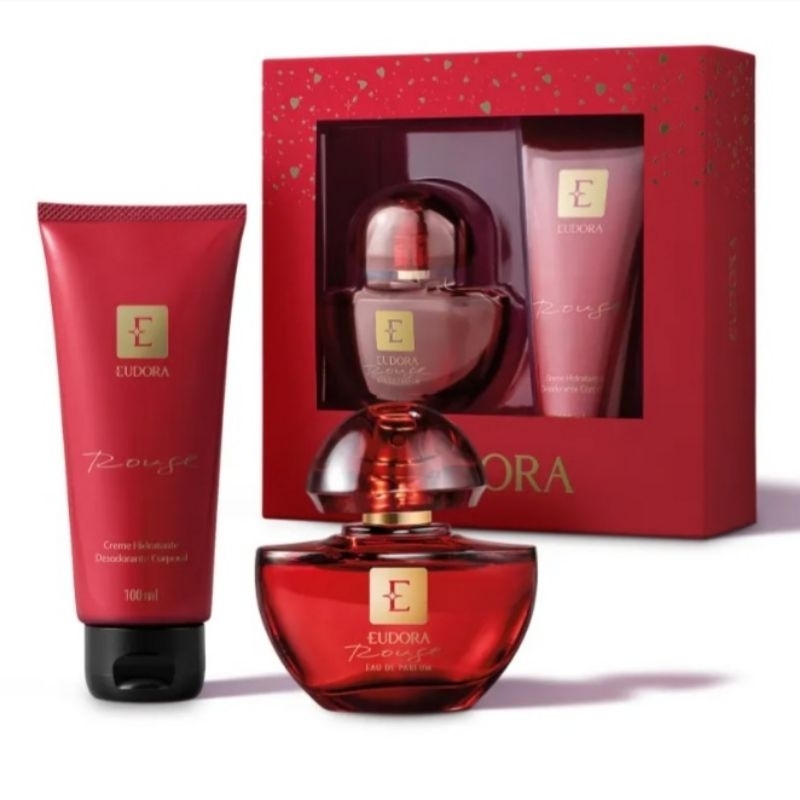 Rouge Eudora Kit Miniaturas Com O Eau De Parfum Ml Hidratante Ml Shopee Brasil