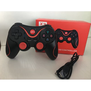 Controle de Jogo Gamepad V8 Celular Joystick Wireless Android PC Bluetooth X3