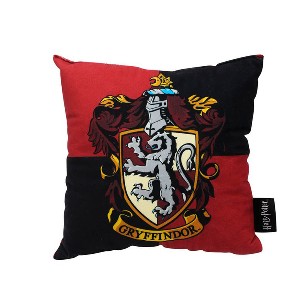 Almofada Veludo Casas Hogwarts Grifinória Gryffindor Harry Potter 25x25cm - Produto Licenciado 10064217
