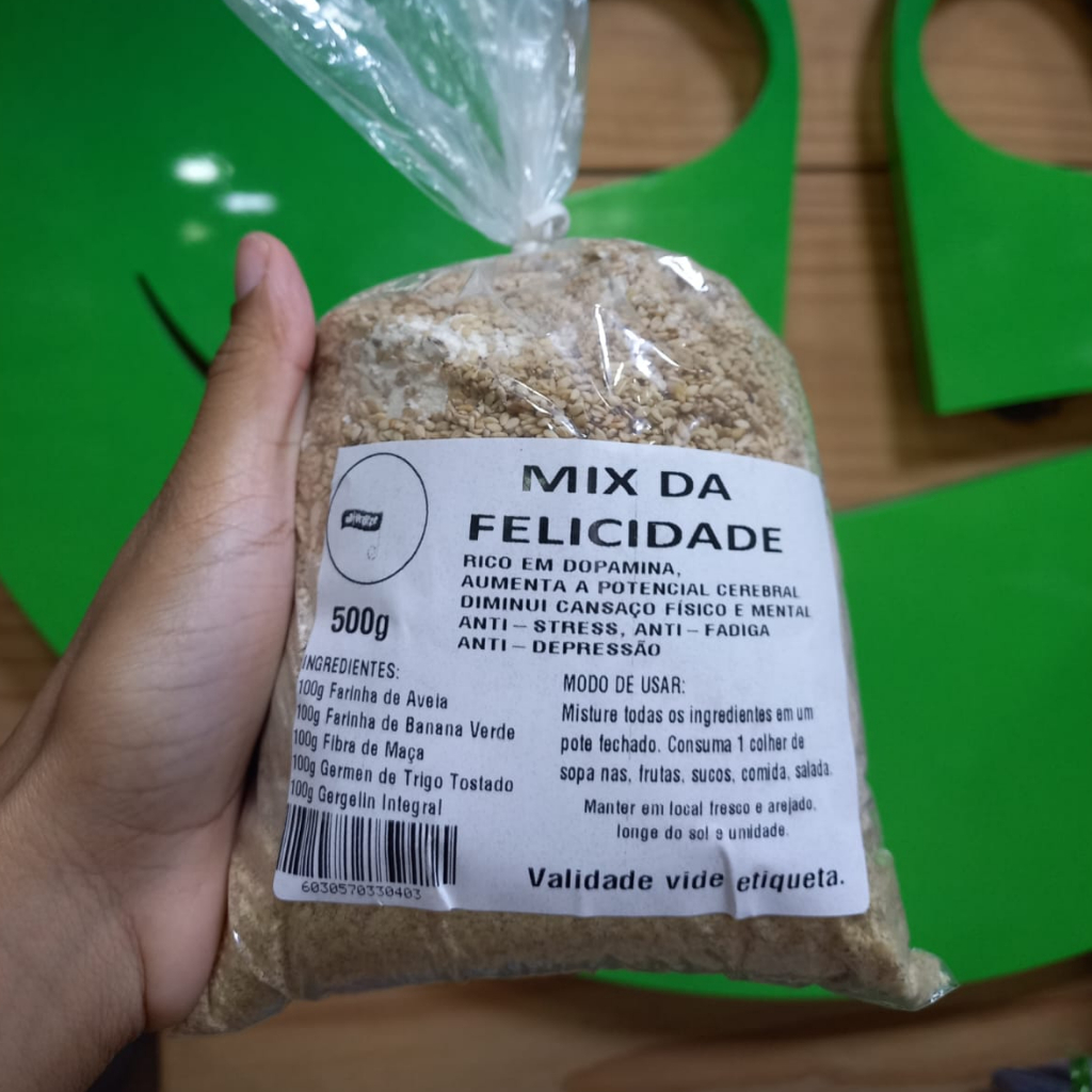 Mix da Felicidade 500g C/ 5 Farinhas Selecionadas!! | Shopee Brasil