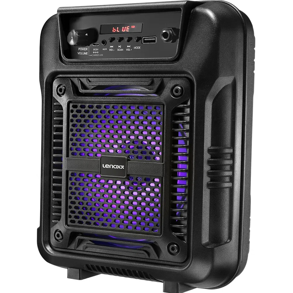 Caixa Som Bluetooth Amplificada Lenoxx Ca60 Usb Radio Bivolt