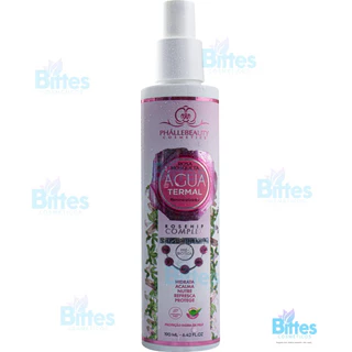 ÁGUA TERMAL ROSA MOSQUETA PHÁLLEBEAUTY COSMETICS FACIAL REMINERALIZANTE HIDRATA E NUTRE A PELE